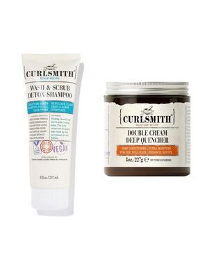 CURLSMITH
Double Cream Deep Quencher & Wash & Scrub Detox Shampoo